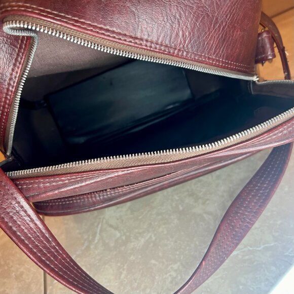 The Vintage Overnighter Bag Personalized Fine Leather  Vintage Brown Leather Overnight Bag